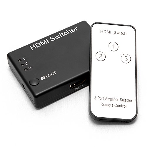 Read more about the article Voygon 3-Port 3-In 1-Out 3×1 HDMI Switch/Switcher w/ Remote & Power Adapter, 3D 1080P, for Bluray, PVR/Netflix/Roku/Kodi Box, PS4/PS3, XboxOne/Xbox360, iPhone/iPad/Android/Fire